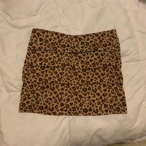 Cheetah Print Mini Skirt